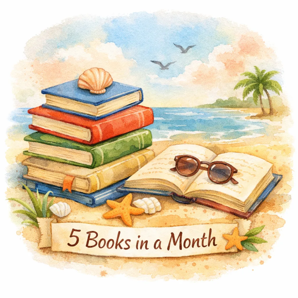 I read 5 books in a single month