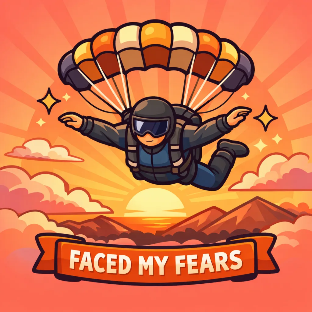 I went skydiving despite being terrified