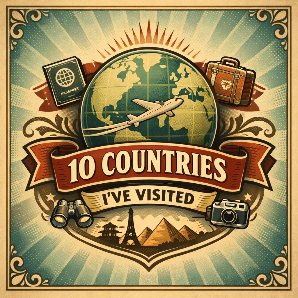 I've visited 10 countries