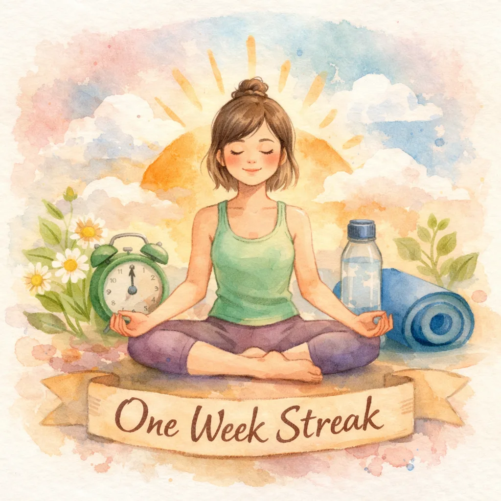 I've started every day with exercise for a week straight